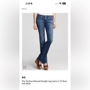 AG The Tomboy Relaxed Straight 28